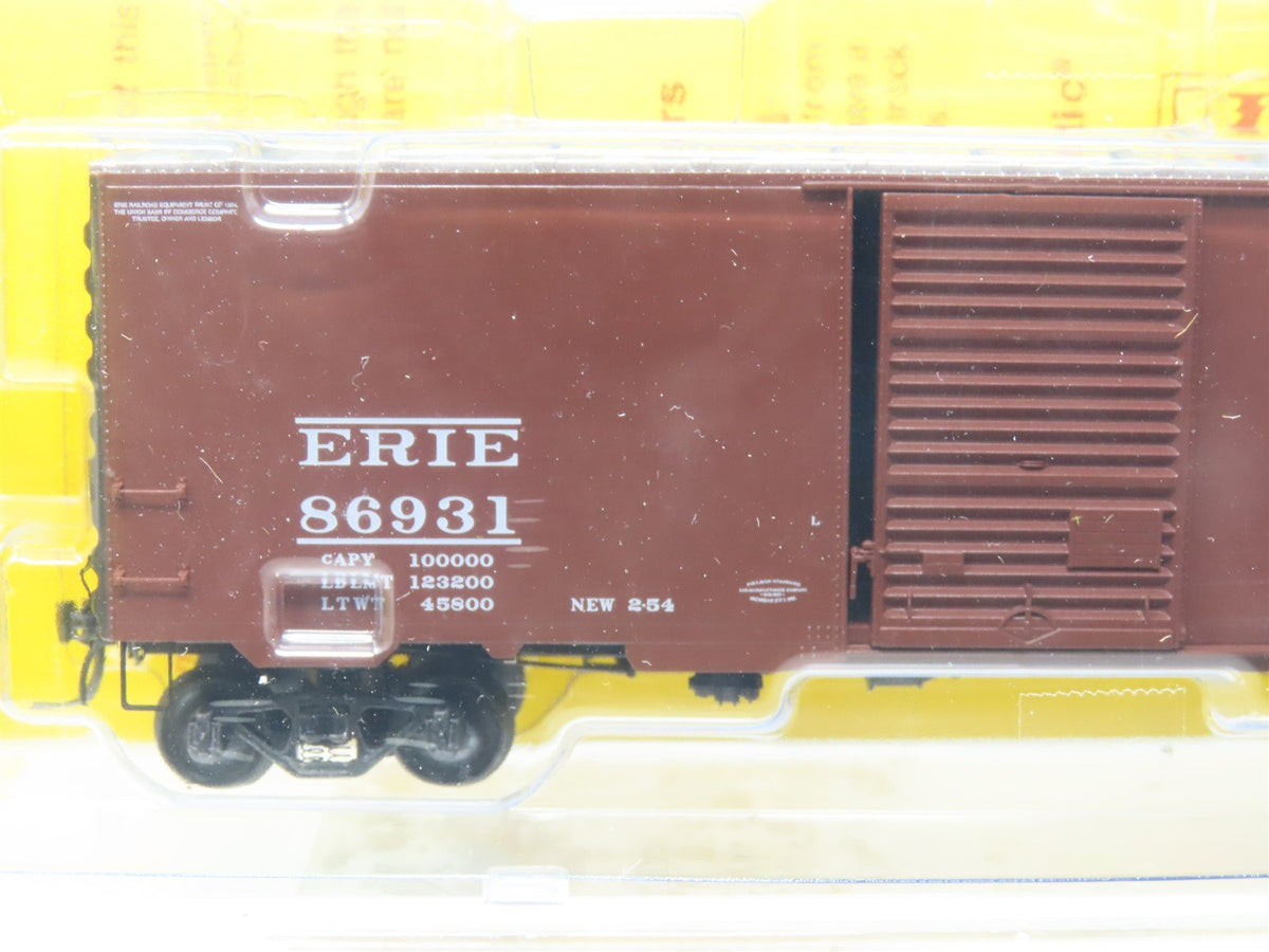 HO Scale Kadee 4907 ERIE Railroad 40&#39; Single Door Steel Box Car #86931 Sealed