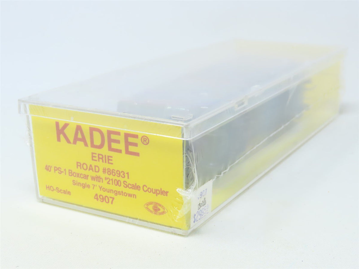 HO Scale Kadee 4907 ERIE Railroad 40&#39; Single Door Steel Box Car #86931 Sealed