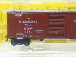 HO Scale Kadee 4908 MILW Milwaukee Road 40' Single Door Box Car #8741 Sealed