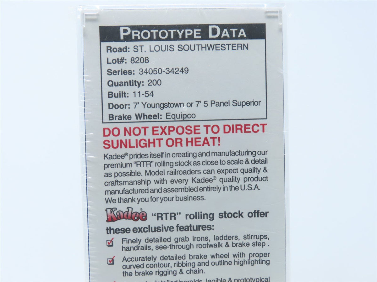 HO Scale Kadee 4913 SSW Cotton Belt Route &quot;Blue Streak&quot; Box Car #34149 Sealed