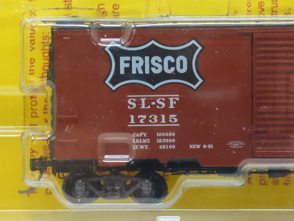 HO Scale Kadee 5110 SL-SF Frisco &quot;Fast Freight&quot; 40&#39; Steel Box Car #17315 Sealed