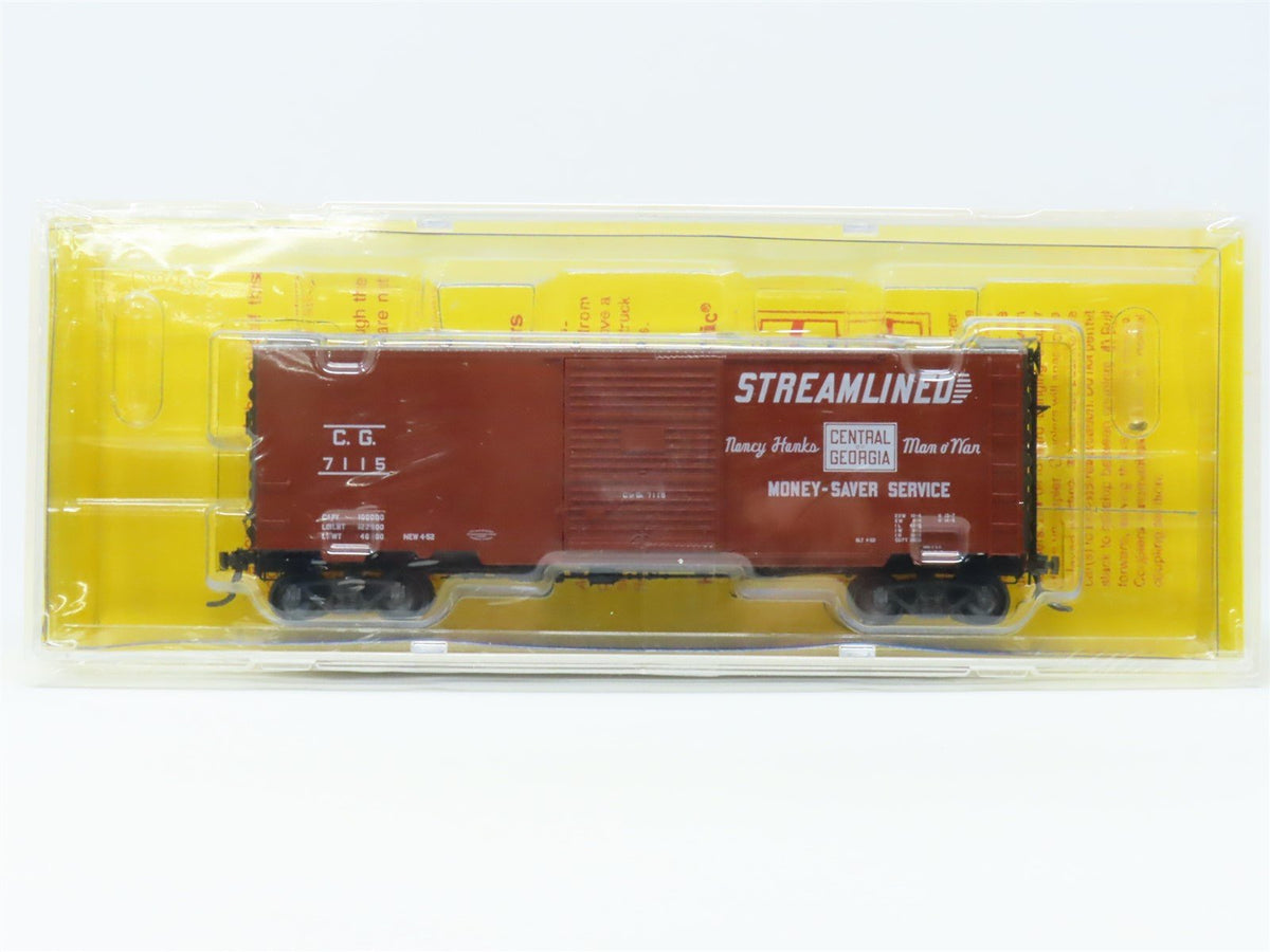 HO Scale Kadee 5111 CG Central Of Georgia 40&#39; Single Door Box Car #7115 Sealed