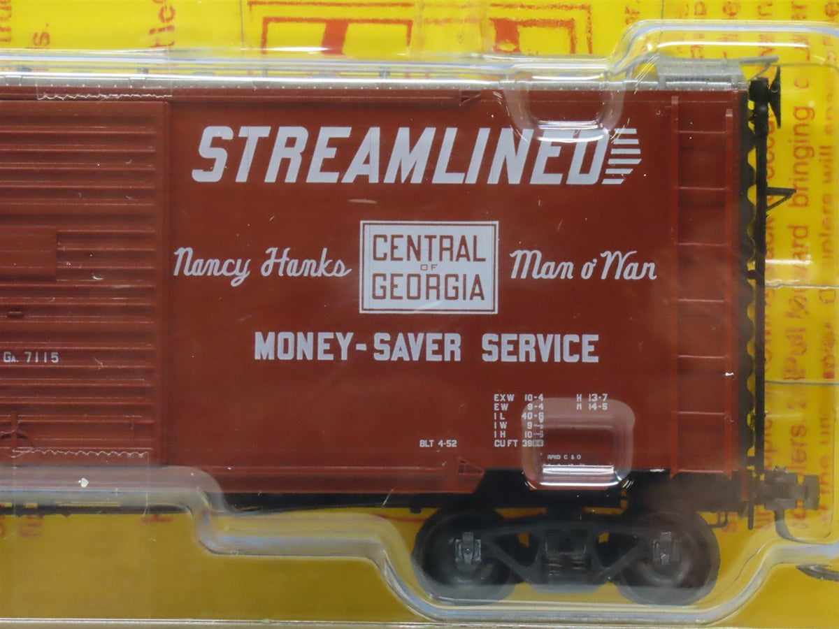 HO Scale Kadee 5111 CG Central Of Georgia 40&#39; Single Door Box Car #7115 Sealed