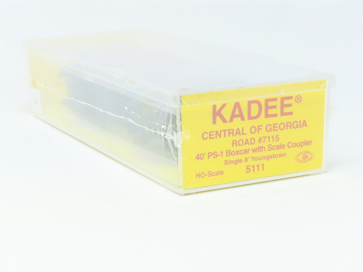 HO Scale Kadee 5111 CG Central Of Georgia 40&#39; Single Door Box Car #7115 Sealed
