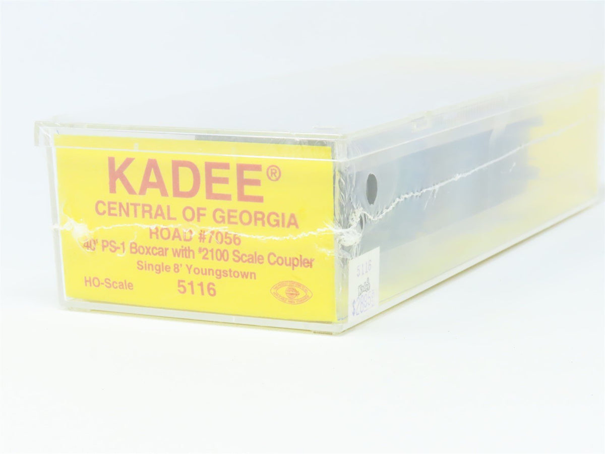 HO Scale Kadee 5116 CG Central Of Georgia 40&#39; Single Door Box Car #7056 Sealed