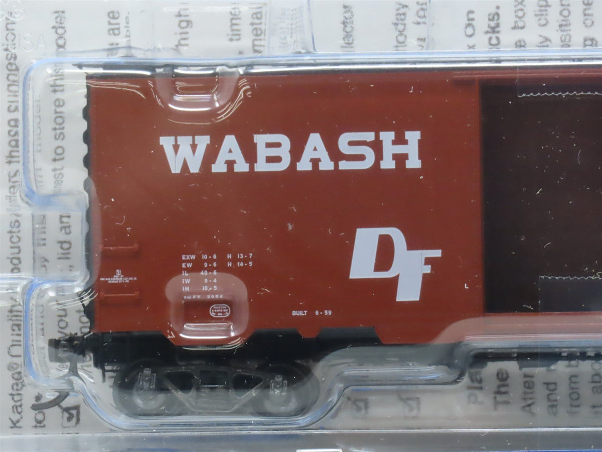 HO Scale Kadee 5267 WAB Wabash 40&#39; Single Door Steel Box Car #7607