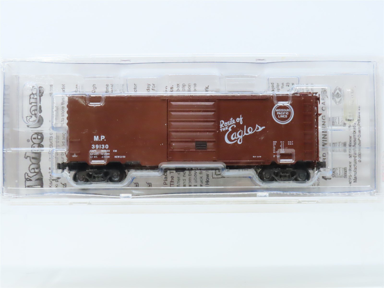 HO Scale Kadee 5269 MP "Route Of The Eagles" 40' Single Door Box Car #39130