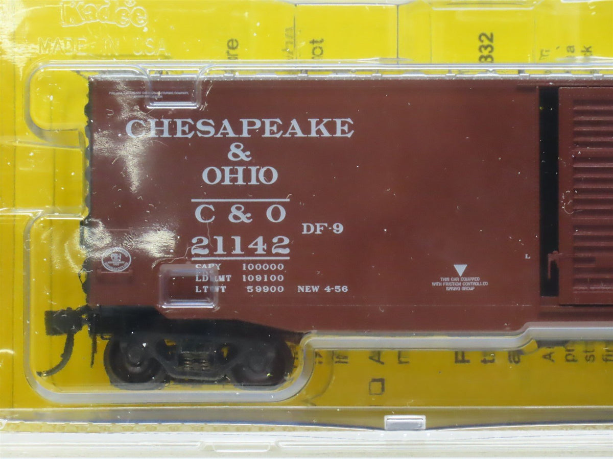 HO Scale Kadee 6004 C&amp;O Chesapeake &amp; Ohio 50&#39; Single Door Box Car #21142 Sealed