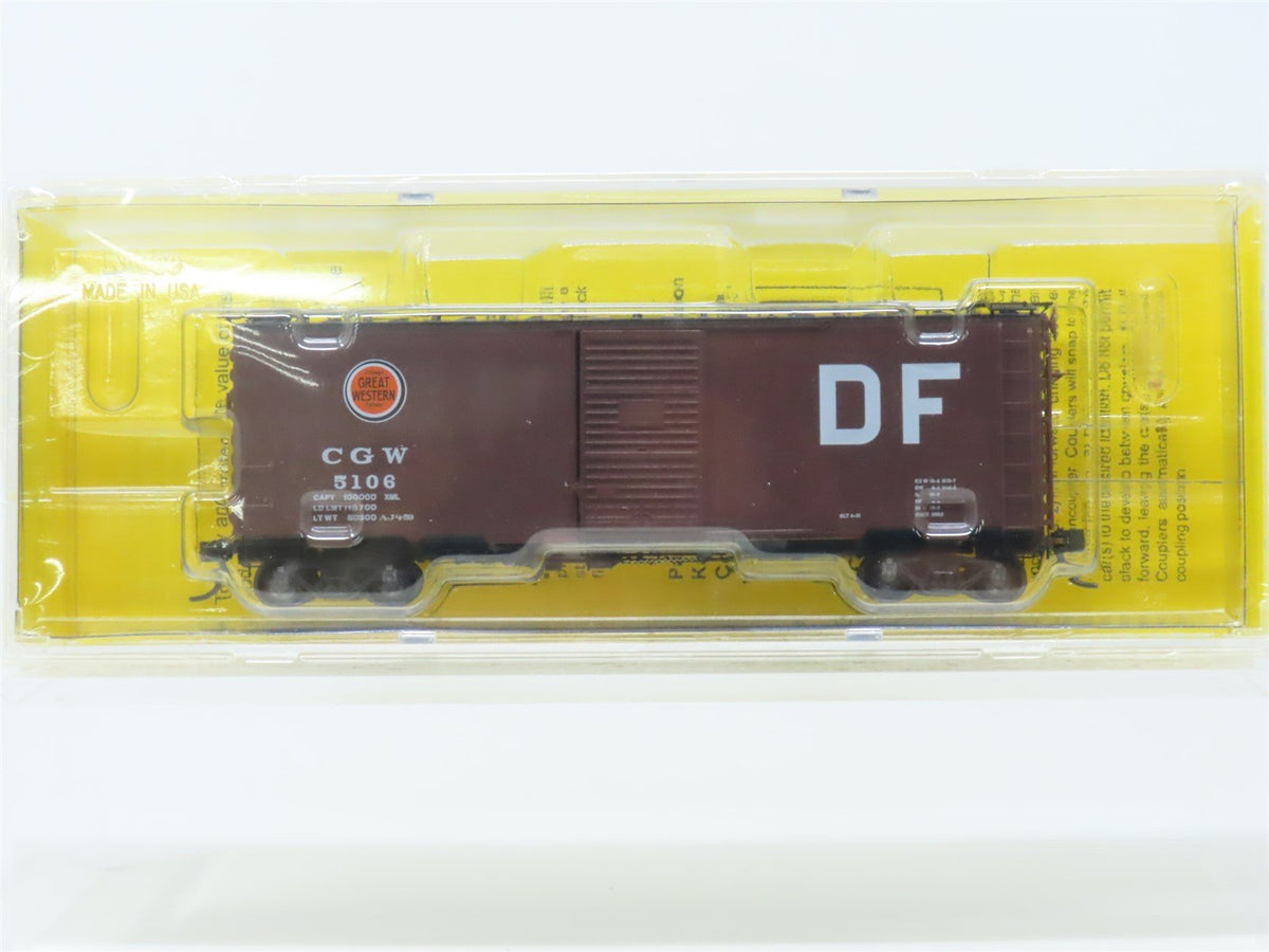 HO Scale Kadee 4022 CGW Chicago Great Western 40&#39; Steel Box Car #5106 Sealed