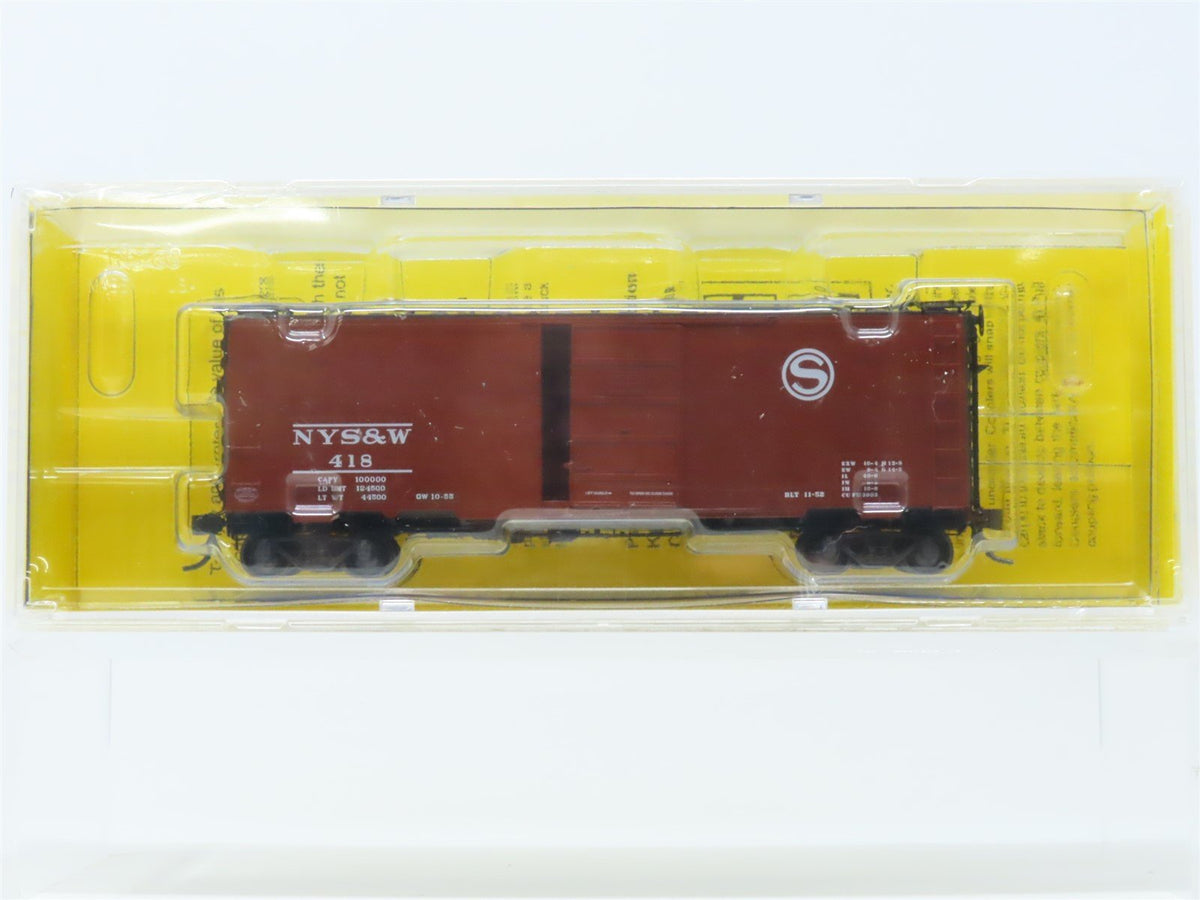 HO Scale Kadee 4024 NYS&amp;W Railway 40&#39; Single Door Steel Box Car #418 Sealed