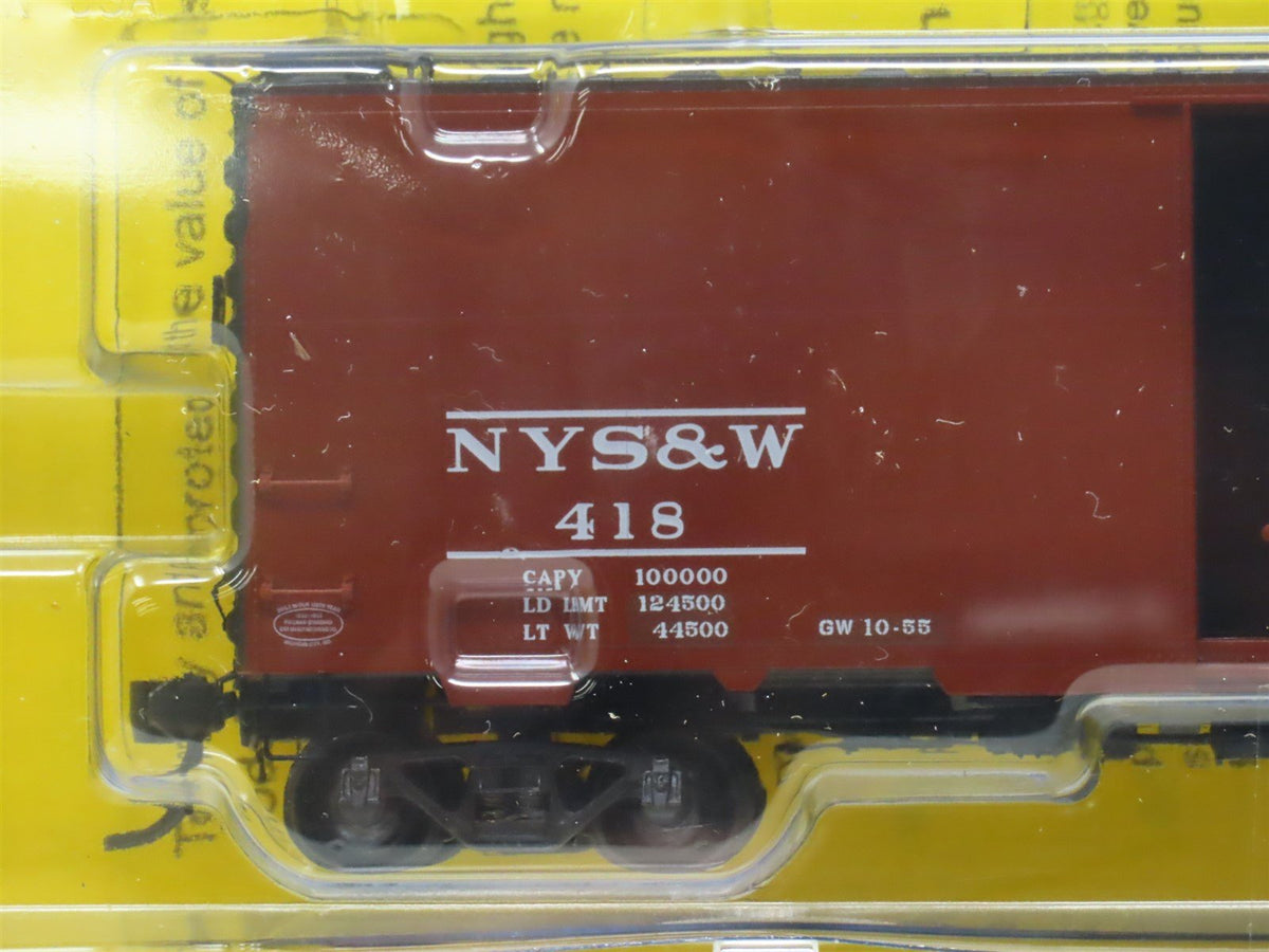 HO Scale Kadee 4024 NYS&amp;W Railway 40&#39; Single Door Steel Box Car #418 Sealed