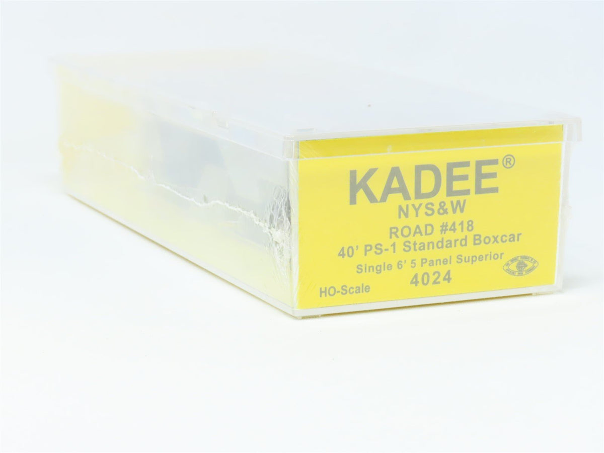 HO Scale Kadee 4024 NYS&amp;W Railway 40&#39; Single Door Steel Box Car #418 Sealed