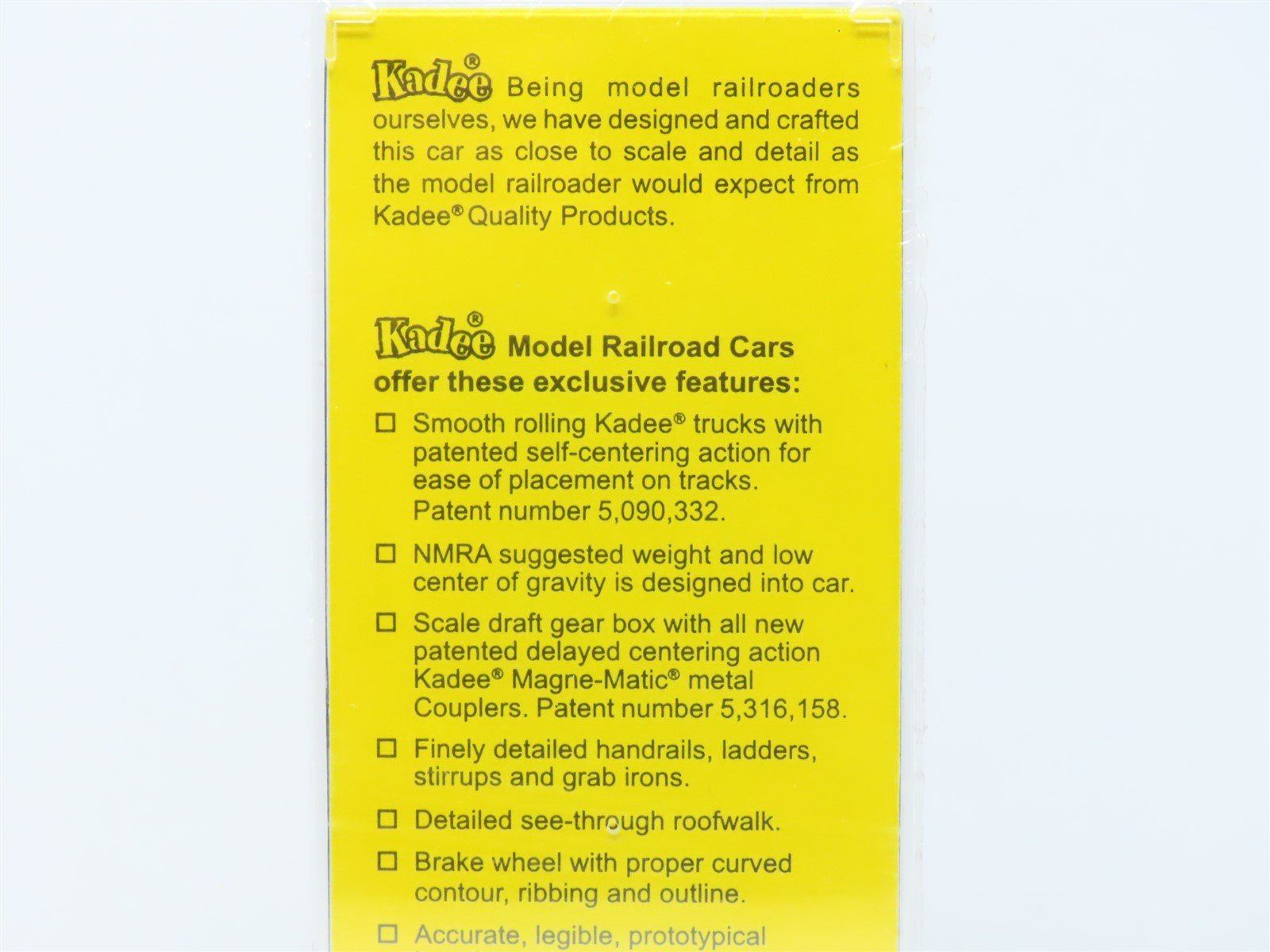 HO Scale Kadee 4025 MPA Maryland & Pennsylvania Road 40' Box Car #3165 Sealed