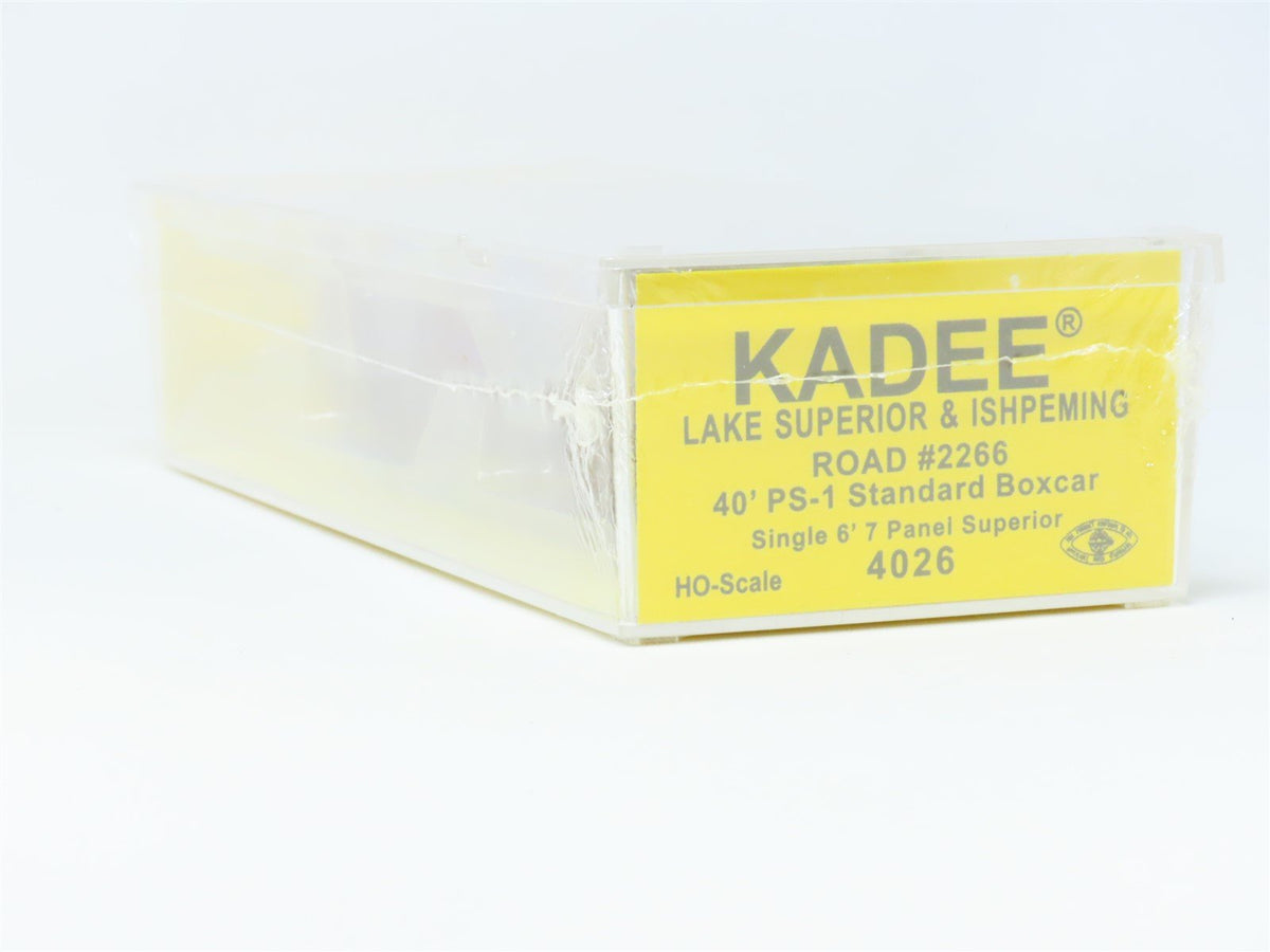 HO Scale Kadee 4026 LS&amp;I Lake Superior &amp; Ishpeming 40&#39; Box Car #2266 Sealed