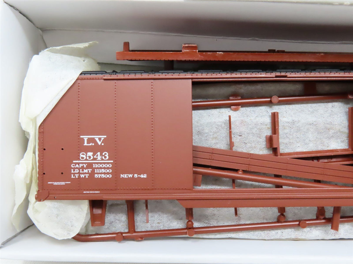 HO Scale Proto 2000 Kit LV Lehigh Valley 50&#39; Automobile Box Car #8543