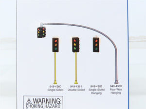 HO Scale Walthers SceneMaster #949-4366 Operating 1960s Hanging Traffic Light