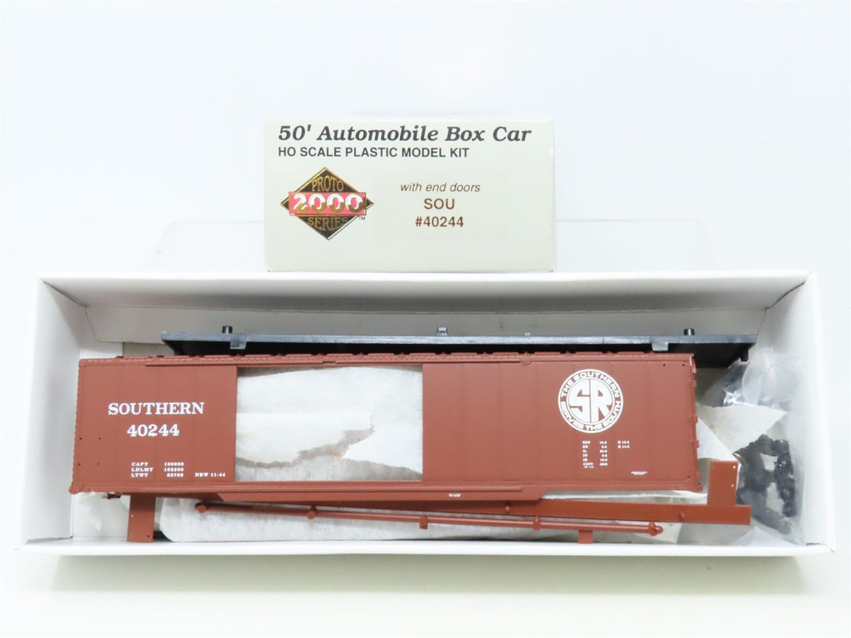 HO Scale Proto 2000 Kit SOU Southern Railway 50&#39; Automobile Box Car #40244