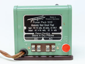 Fleischmann #503 Vintage 14V AC/DC Power Pack for Varney Mighty Midget Set
