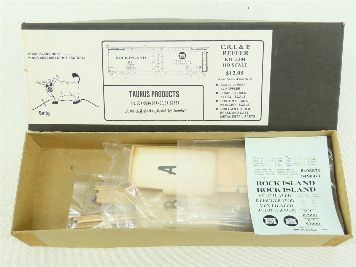 HO Scale Taurus Products Kit #304 CRI&amp;P RI Rock Island Reefer #67999