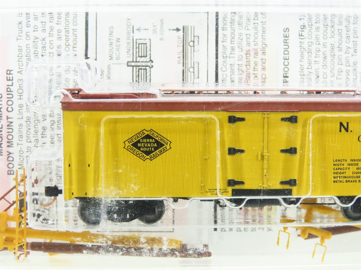 HOn3 Scale Micro-Trains MTL #85000080 NCO Nevada California Oregon 30&#39; Reefer