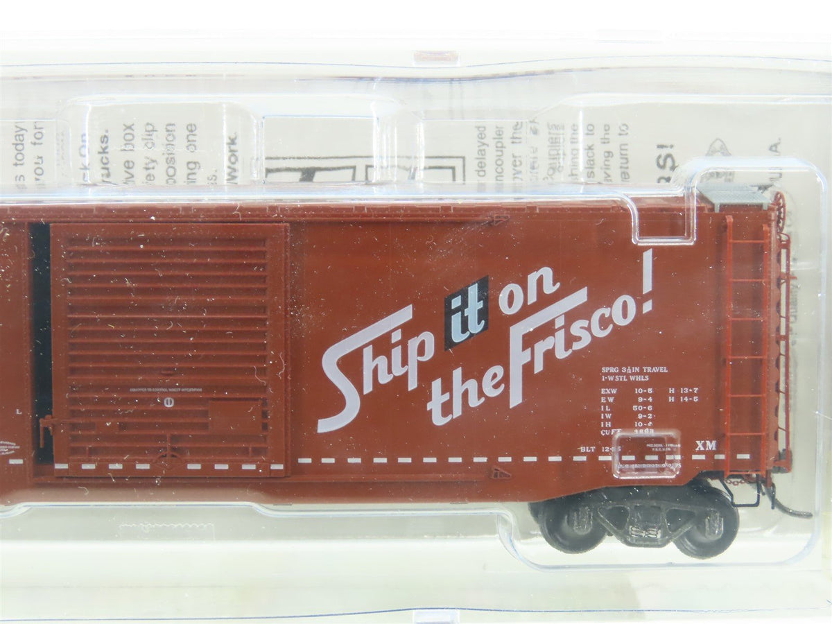 HO Scale Kadee Cars #6011 SL-SF Frisco 50&#39; Youngstown Door Box Car 7128 - Sealed