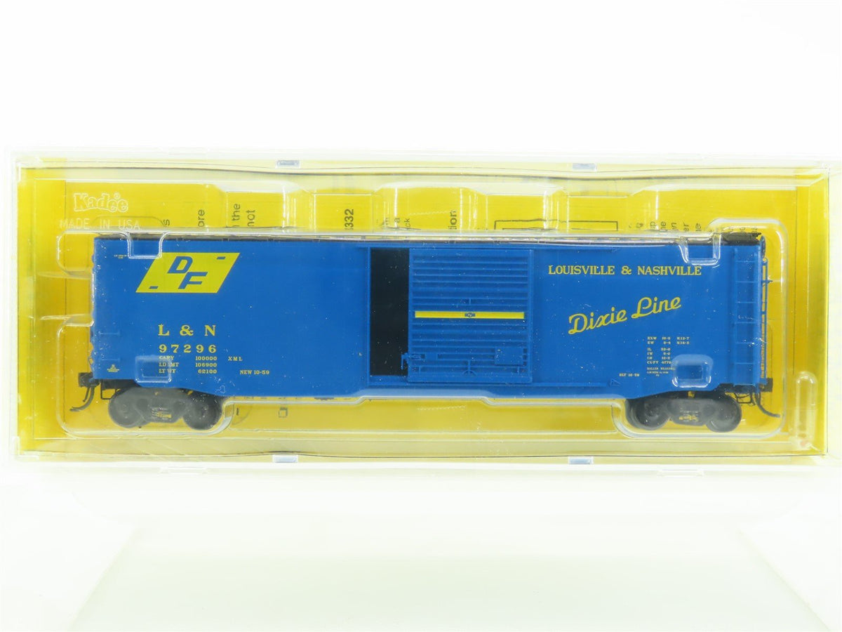 HO Scale Kadee #6010 L&amp;N Dixie Line 50&#39; Youngstown Door Box Car #97296 - Sealed