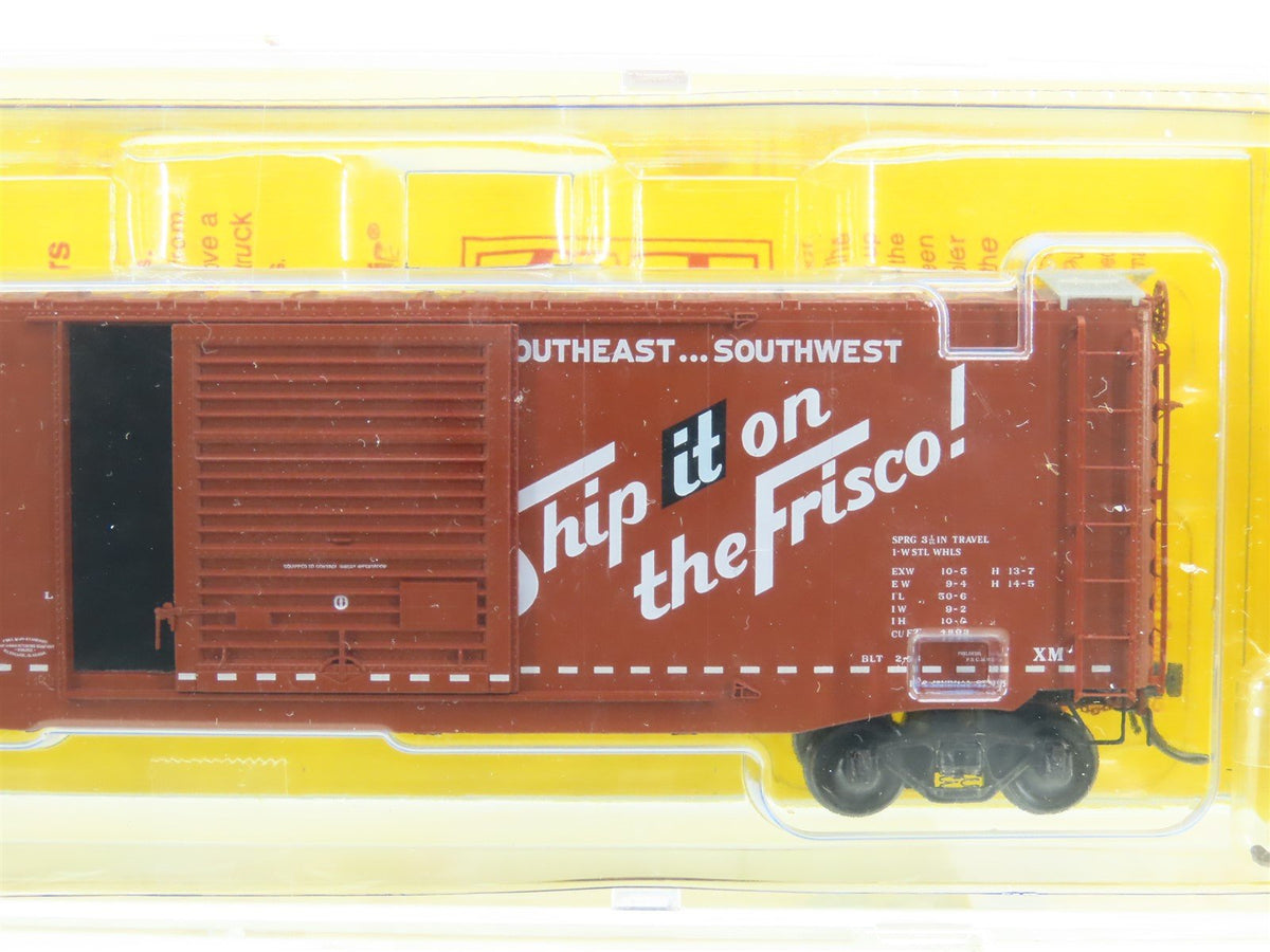 HO Scale Kadee #6012 SL-SF Frisco 50&#39; Youngstown Door Box Car #7650 - Sealed