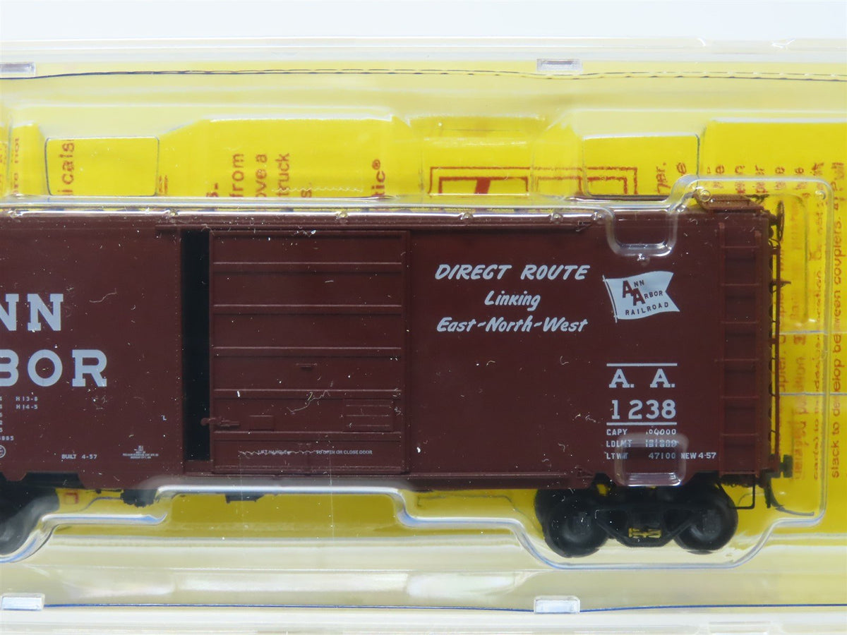 HO Scale Kadee #5244 AA Ann Arbor 40&#39; Single Door Box Car #1238 - Sealed