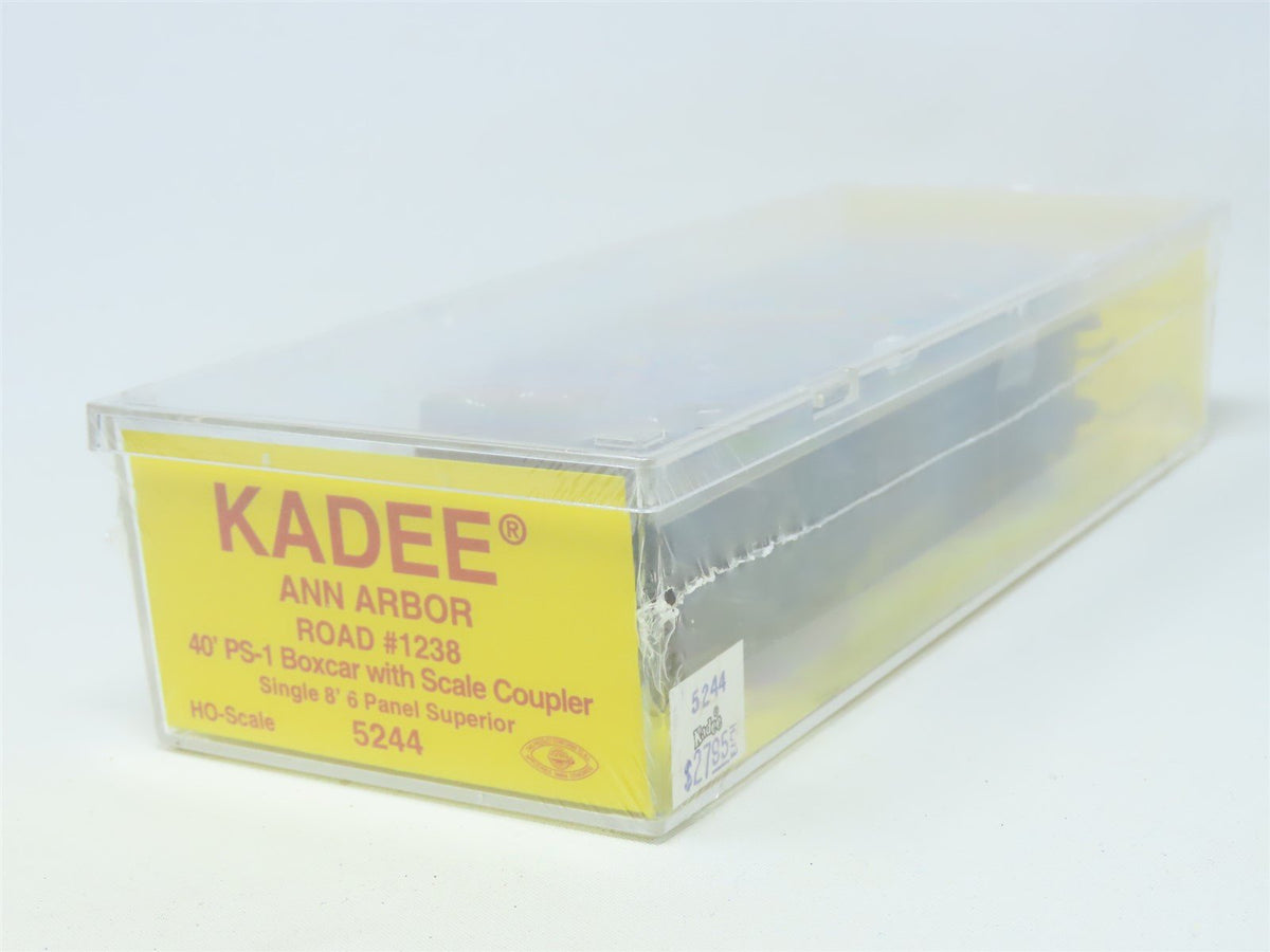 HO Scale Kadee #5244 AA Ann Arbor 40&#39; Single Door Box Car #1238 - Sealed