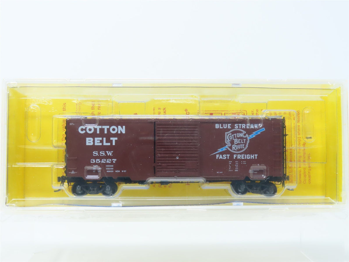 HO Scale Kadee #5247 SSW Cotton Belt 40&#39; Youngstown Door Box Car #35227- Sealed