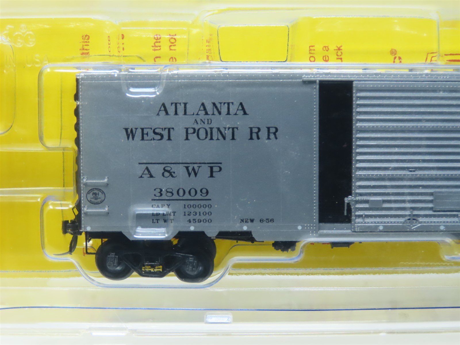 HO Scale Kadee #5246 A&WP Atlanta & West Point 40' PS-1 Box Car #38009 - Sealed