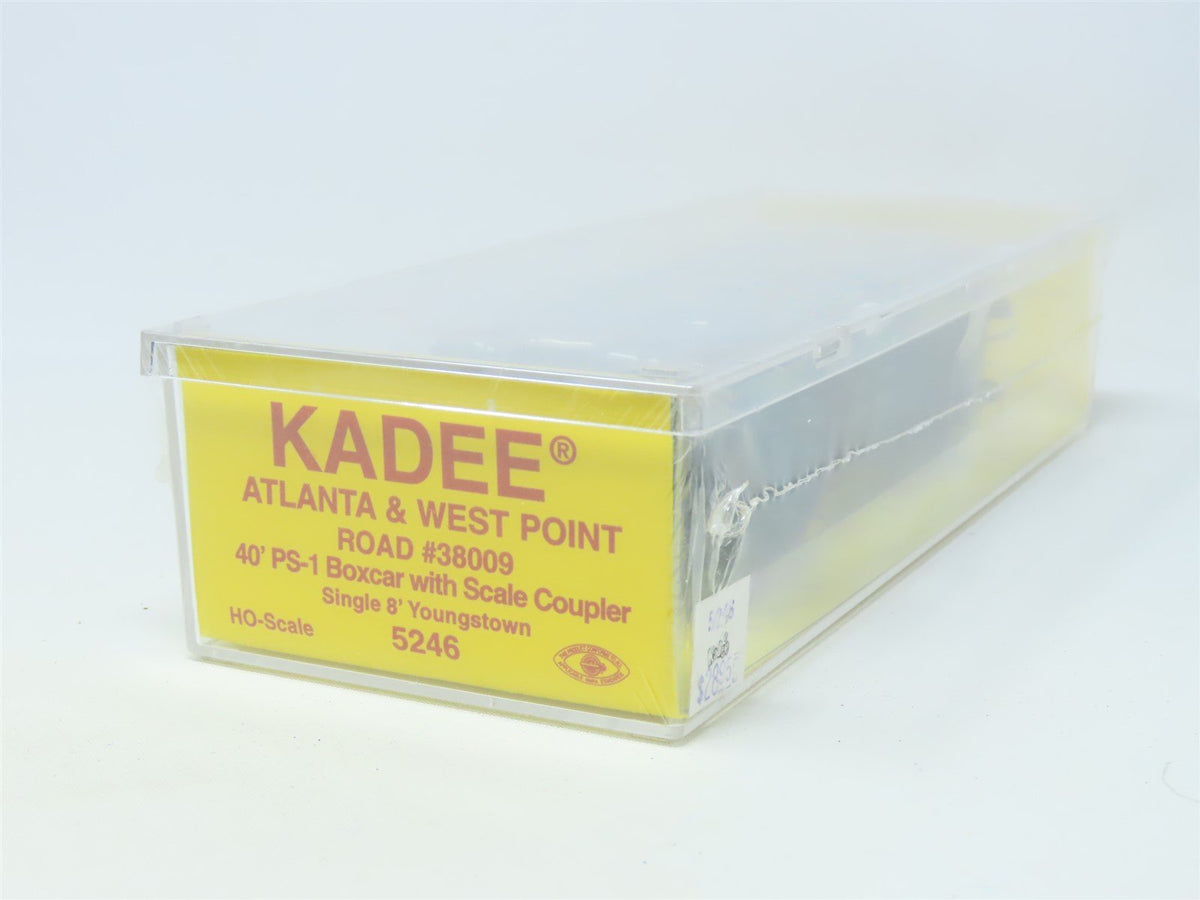 HO Scale Kadee #5246 A&amp;WP Atlanta &amp; West Point 40&#39; PS-1 Box Car #38009 - Sealed