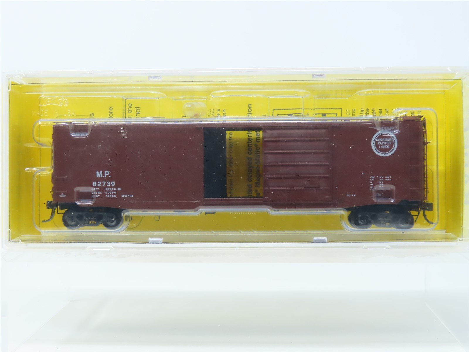 HO Scale Kadee #6102 MP Missouri Pacific 50' PS-1 Box Car #82739 - Sealed