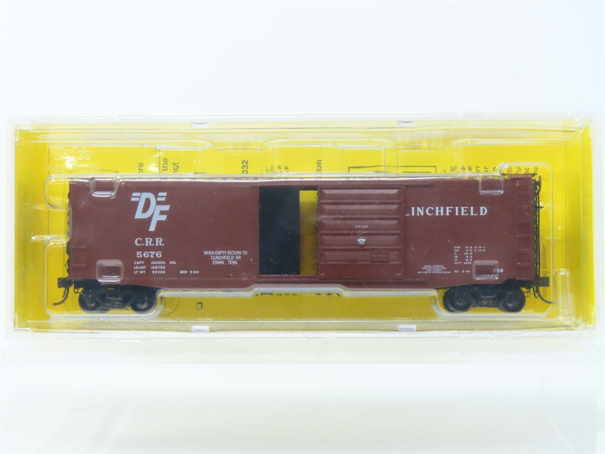 HO Scale Kadee #6101 CRR Clinchfield 50&#39; Single Door Box Car #5676 - Sealed