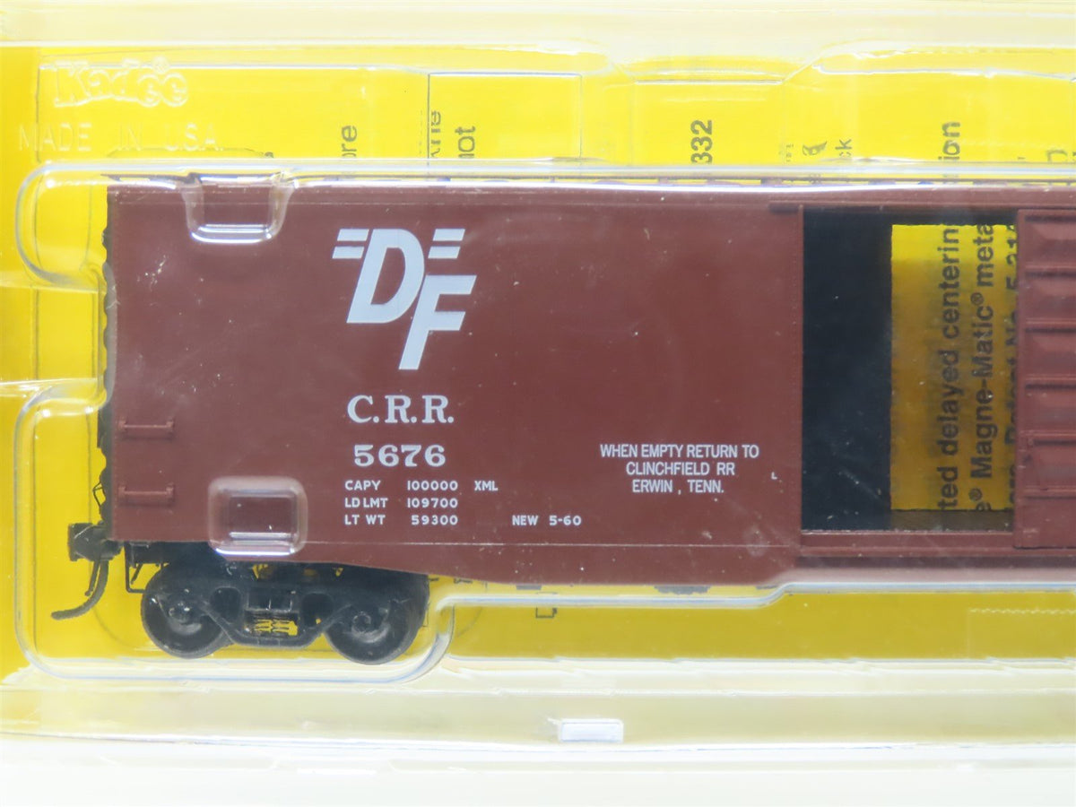 HO Scale Kadee #6101 CRR Clinchfield 50&#39; Single Door Box Car #5676 - Sealed