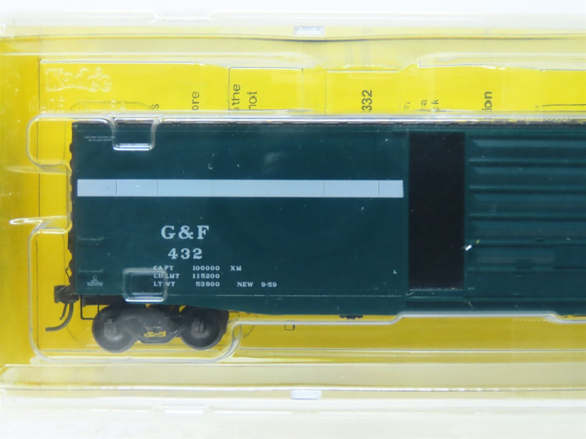 HO Scale Kadee #6104 G&amp;F Georgia &amp; Florida 50&#39; Single Door Box Car #432 - Sealed