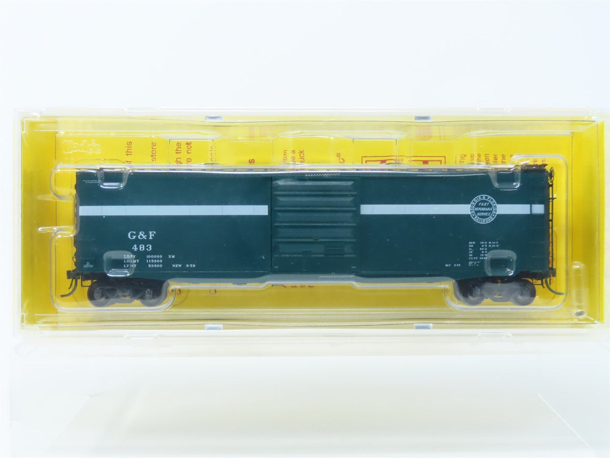 HO Scale Kadee #6108 G&amp;F Georgia &amp; Florida 50&#39; Single Door Box Car #483 - Sealed