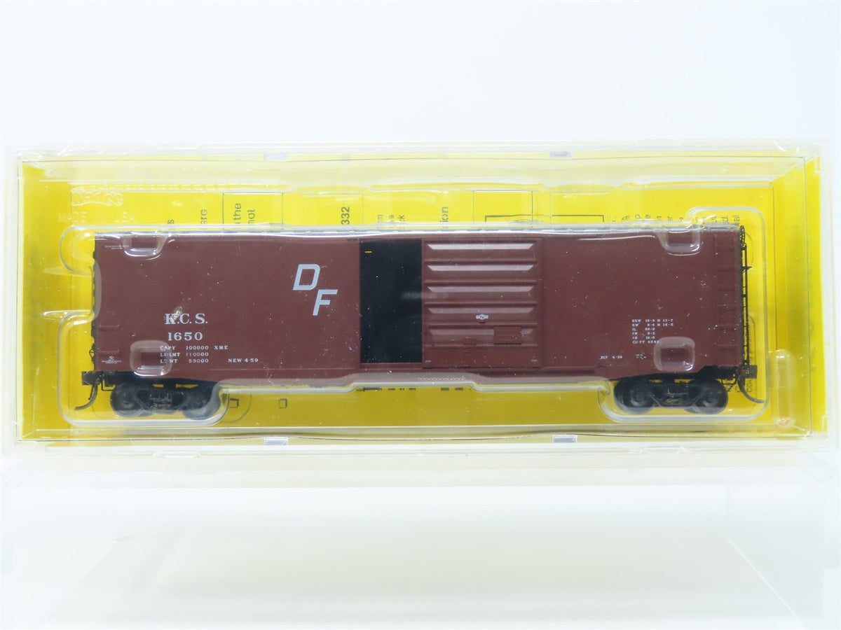 HO Kadee #6107 KCS Kansas City Southern 50&#39; Single Door Box Car #1650 - Sealed