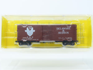 HO Scale Kadee #4051 D&H The Bridge Line 40' Single Door Box Car #18652 - Sealed