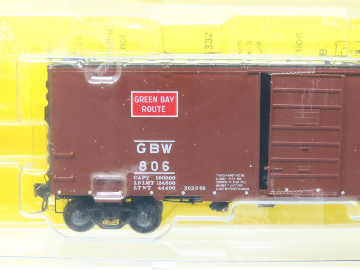 HO Scale Kadee #4049 GBW Green Bay Route 40&#39; Single Door Box Car #806 - Sealed