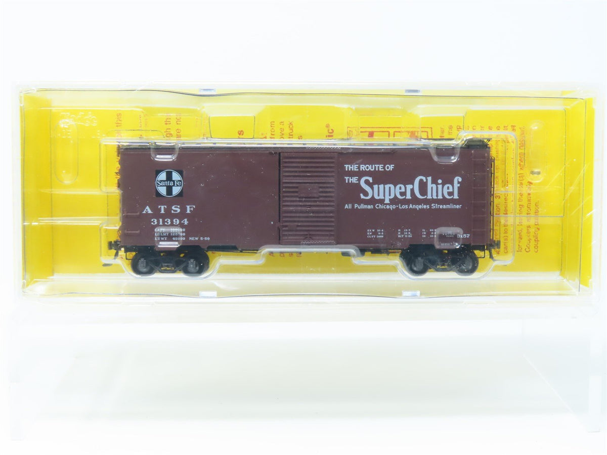 HO Kadee #4055 ATSF Santa Fe Super Chief 40&#39; Single Door Box Car #31394 - Sealed