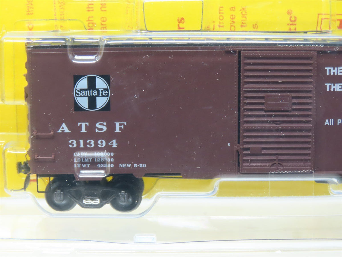 HO Kadee #4055 ATSF Santa Fe Super Chief 40&#39; Single Door Box Car #31394 - Sealed