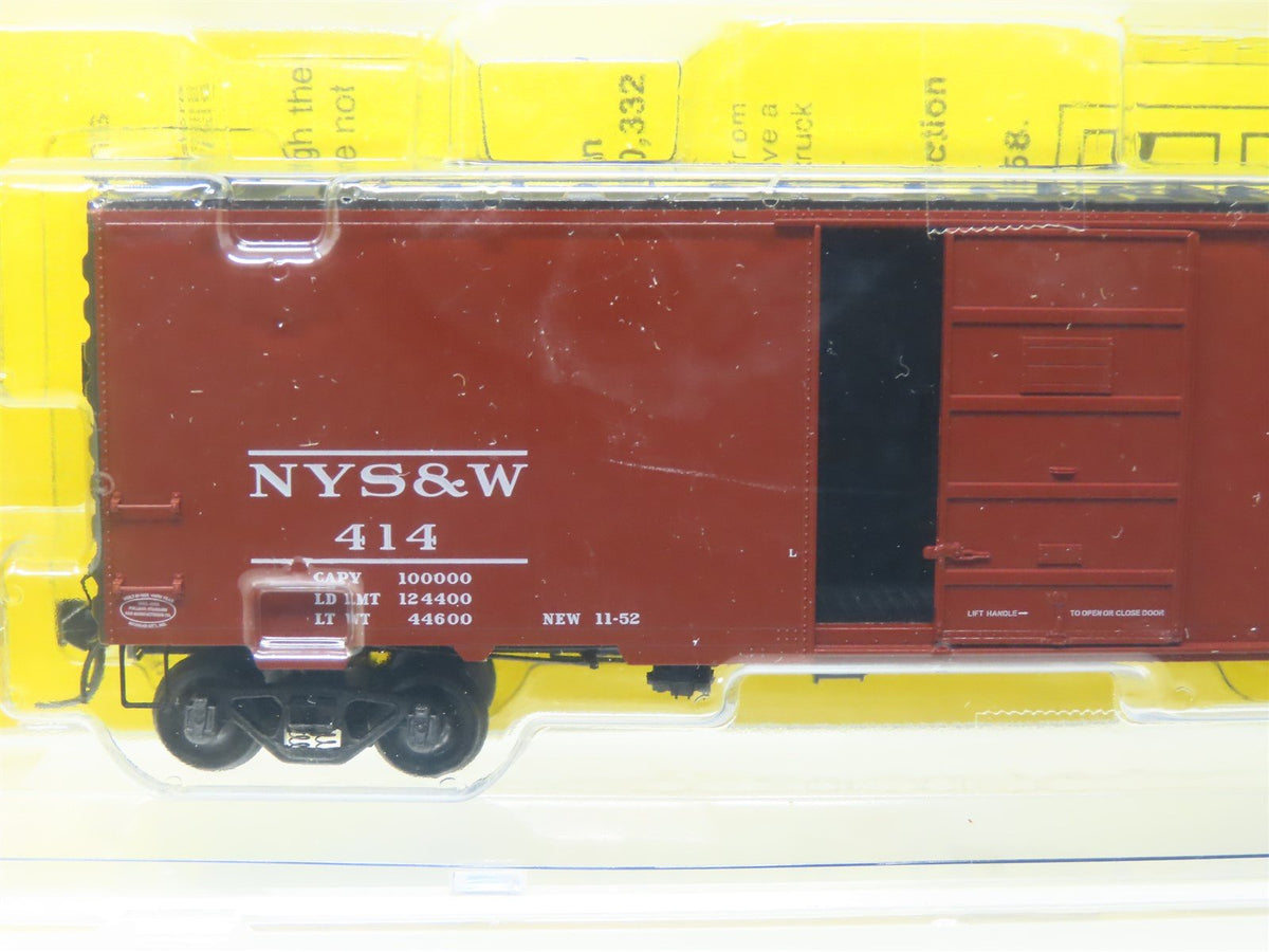 HO Scale Kadee #4053 NYS&amp;W Susquehanna 40&#39; Single Door Box Car #414 - Sealed