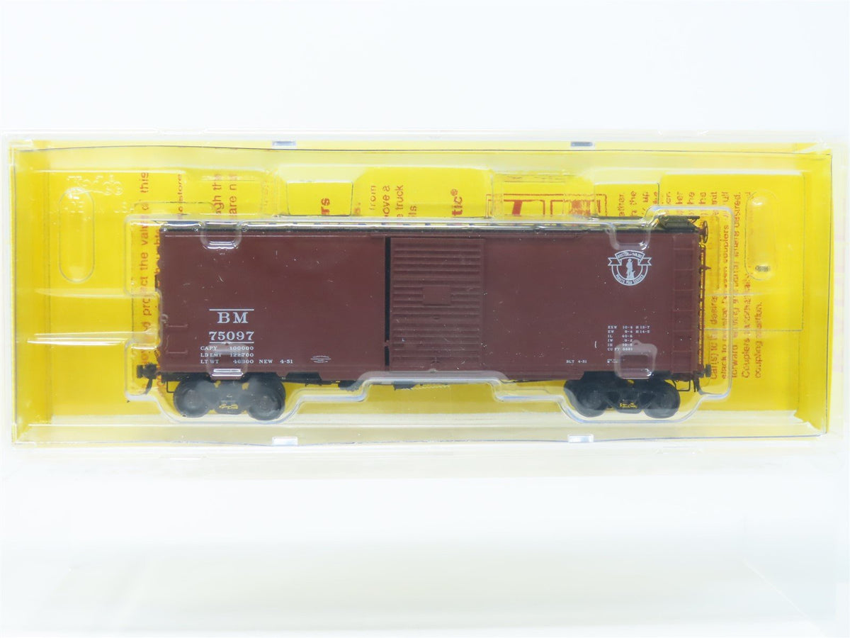 HO Scale Kadee #4807 BM Boston &amp; Maine 40&#39; Single Door Box Car #75097 - Sealed