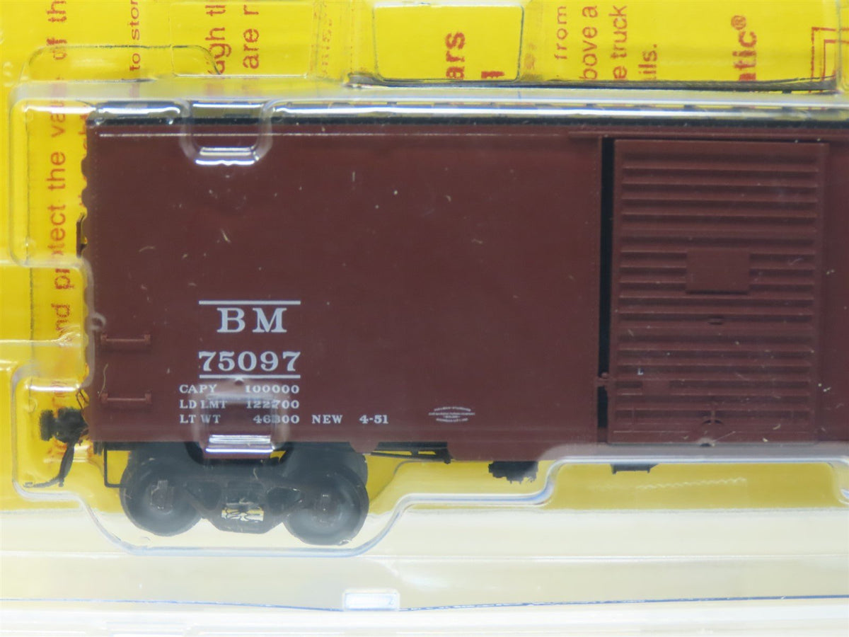 HO Scale Kadee #4807 BM Boston &amp; Maine 40&#39; Single Door Box Car #75097 - Sealed