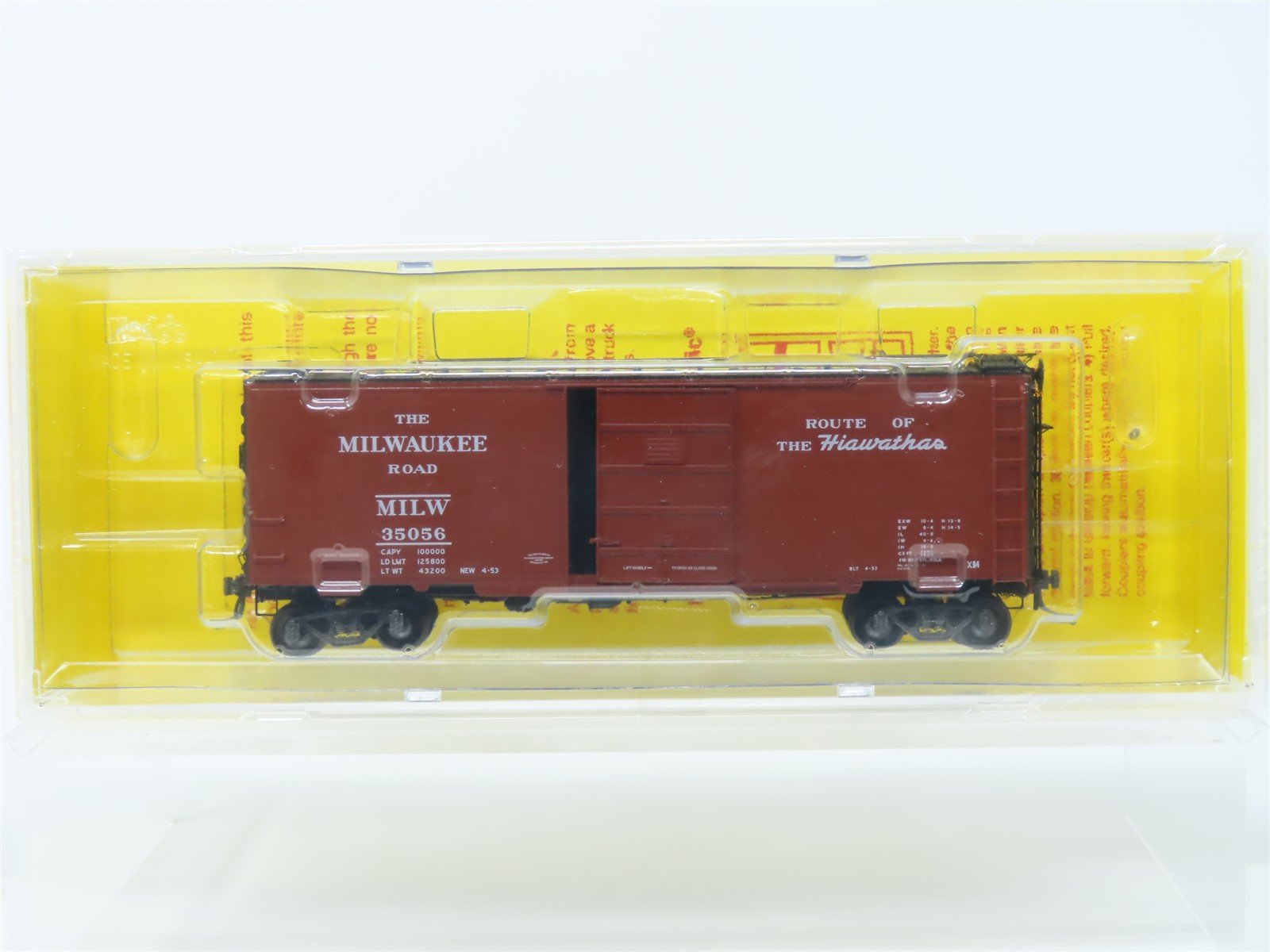 HO Scale Kadee #4812 MILW Route Of The Hiawatha 40' PS-1 Box Car #35056 - Sealed