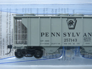 HO Scale Kadee Cars #8321 PRR Pennsylvania 2-Bay Covered Hopper #257143 - Sealed