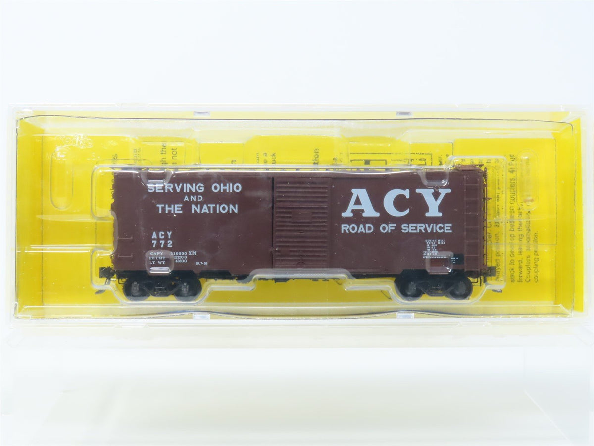 HO Scale Kadee #4041 ACY Akron Canton &amp; Youngstown 40&#39; Box Car #772 - Sealed