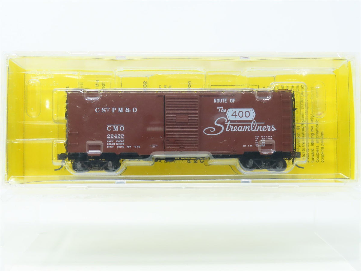 HO Kadee #4039 CMO Route of the 400 Streamliners 40&#39; Box Car #22422 - Sealed