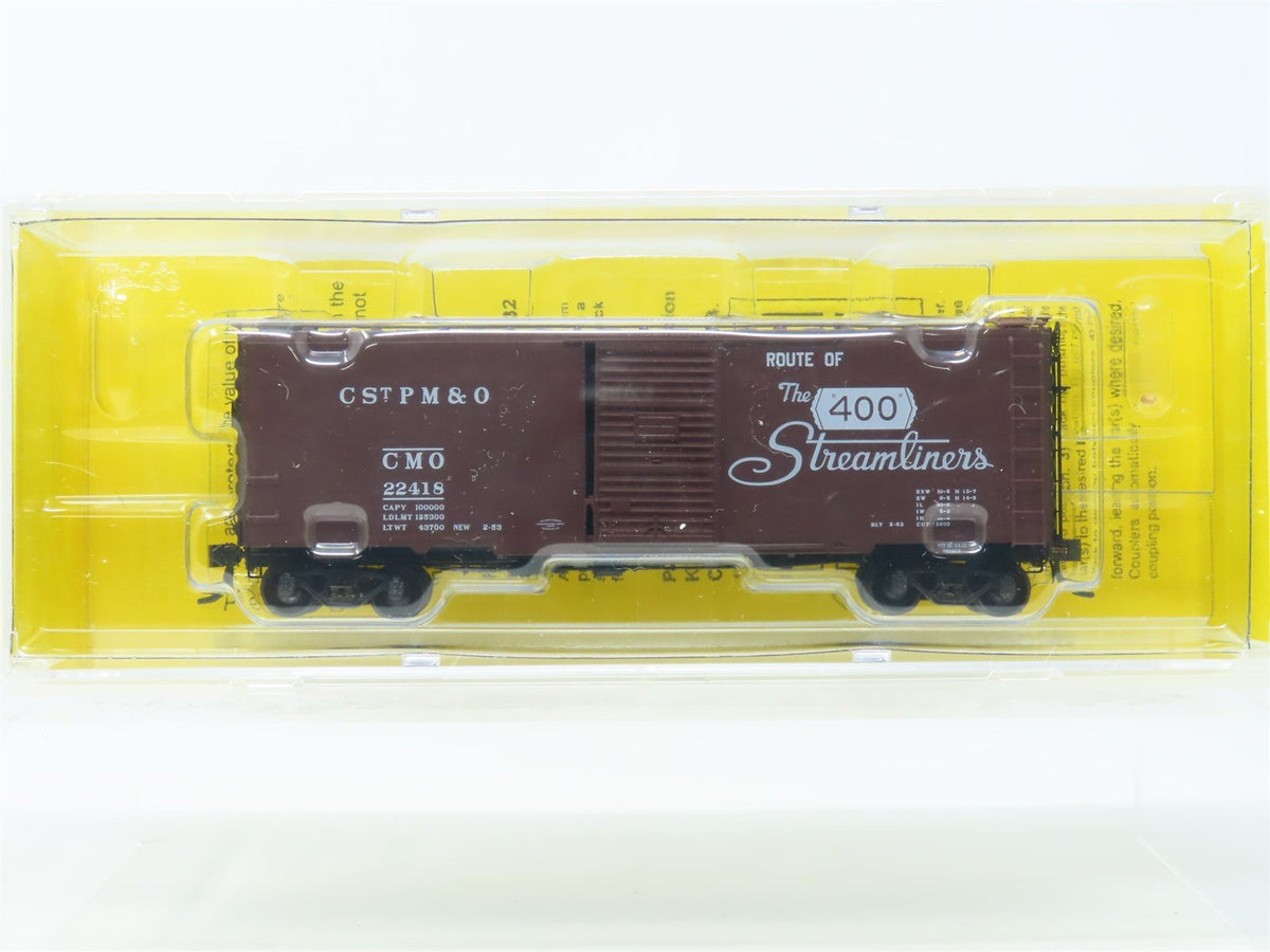 HO Kadee #4038 CMO Route of the 400 Streamliners 40&#39; Box Car #22418 - Sealed